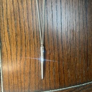 Banana Republic Silver Horn Necklace